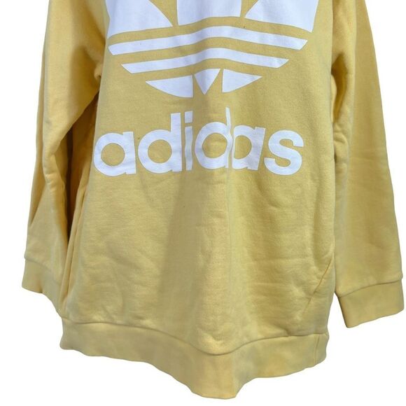 Adidas Trefoil Light Yellow Sweatshirt - Picture 3 of 10